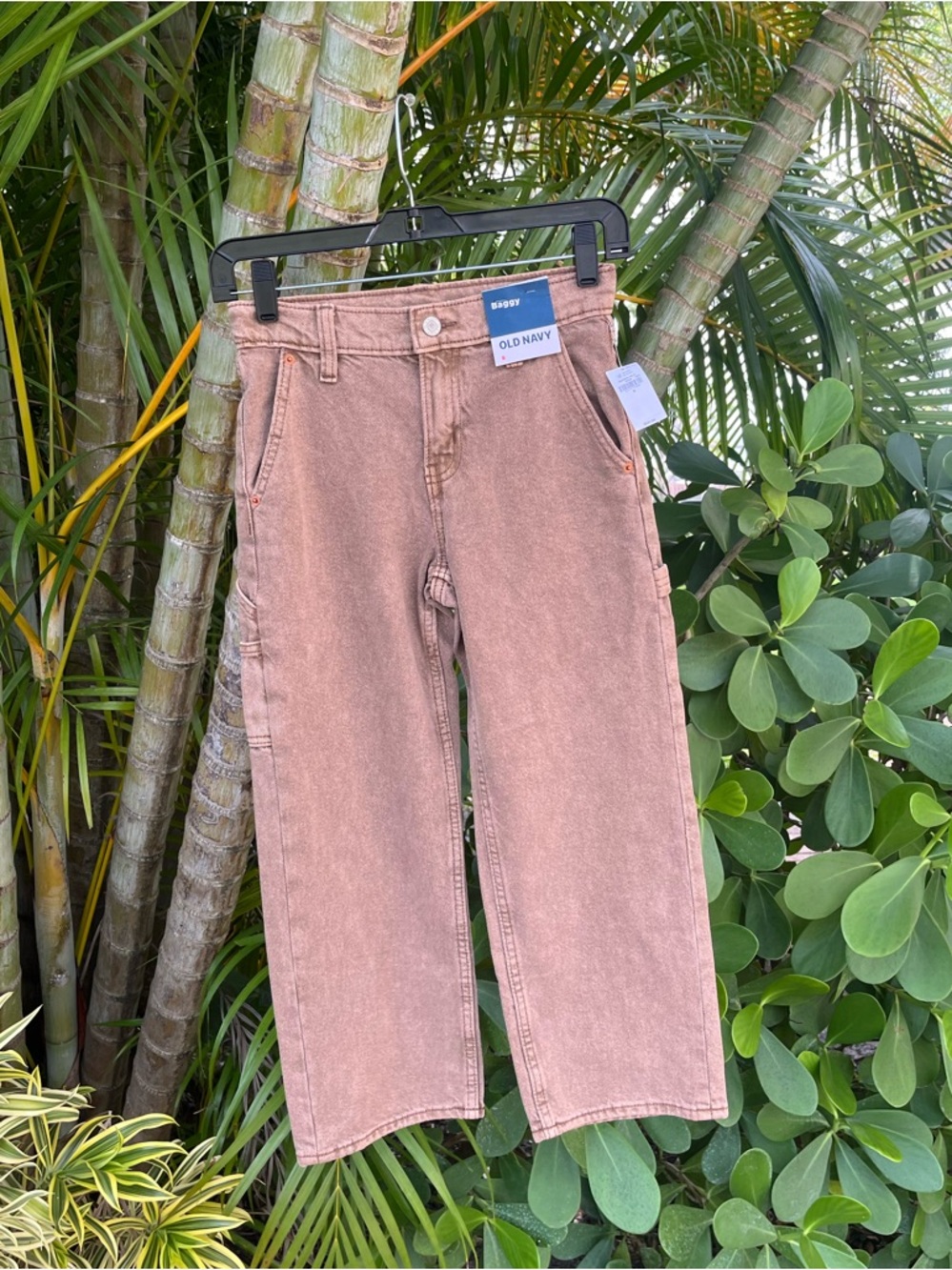 Old Navy Washed Brown Carpenter Jeans